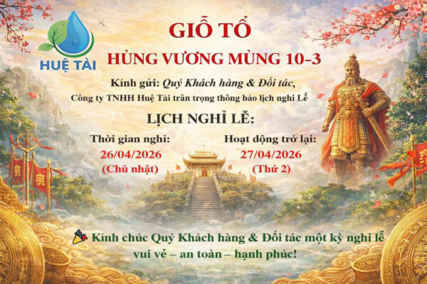 📢 THÔNG BÁO NGHỈ LỄ GIỖ TỔ HÙNG VƯƠNG (10/3 ÂM LỊCH)
